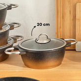 Emsan Kuvars Döküm 20 cm Derin Tencere